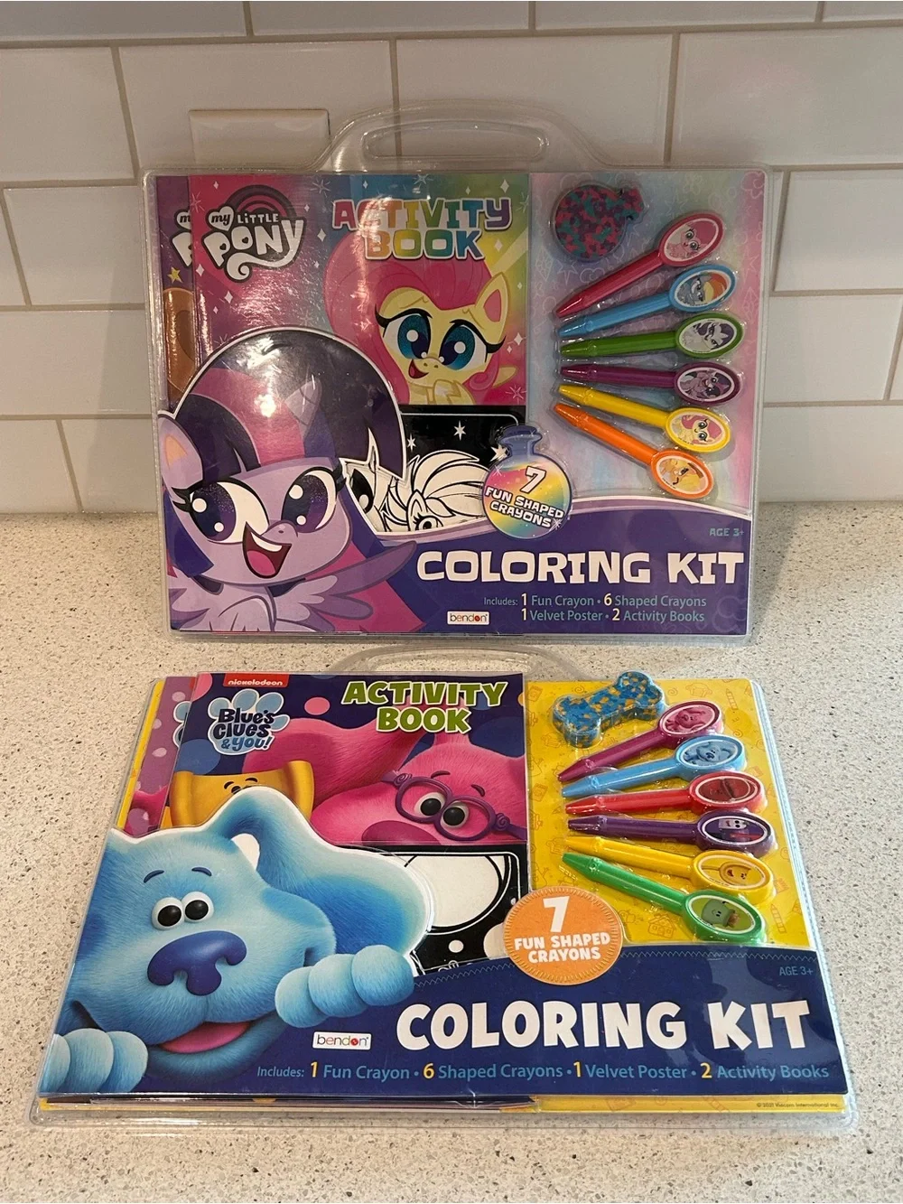 My Little Pony/Blues Clues Coloring Kit with Activity Book Set